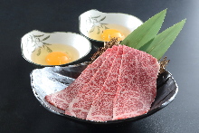 Kobe beef Yakishabu(Sukiyaki style)