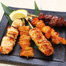 Assorted grilled skewers, 5 kinds