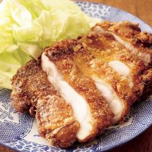 Marinated deep-fried chicken (seasoned with soy sauce)