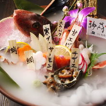 Assorted sashimi, 7 kinds