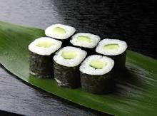 Cucumber sushi rolls