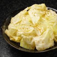 Cabbage and shiodare sauce