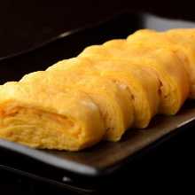 Extra large.Handmade rolled omelet