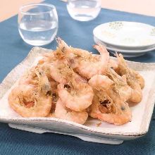 Fried prawns