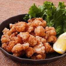 Fried squid legs