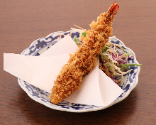 Deep-fried shrimp