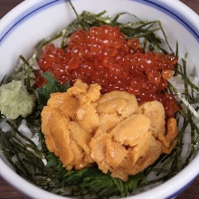 Sea urchin rice bowl