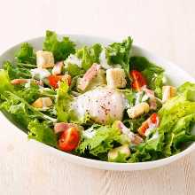 Caesar Salad with Onsen Egg