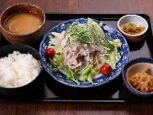 Pork Shabu-Shabu Set Meal