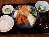 Jumbo Shrimp Fry and Fried Chicken Set Meal