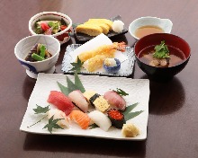 Nigiri sushi set