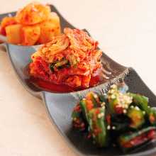 Assorted kimchi