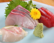 Assorted sashimi, 3 kinds