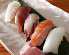 Assorted nigiri sushi