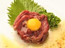 Wagyu beef steak tartare