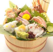 Assorted sashimi, 7 kinds