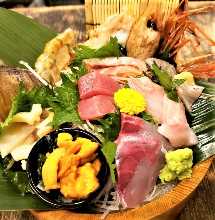 Assorted sashimi, 7 kinds