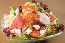 Seafood salad with your choice of dressing