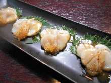 Scallop carpaccio