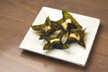 Seaweed-wrapped fried yams