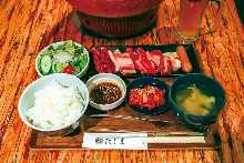 Includes one drink/Great value Happy Hour Plate