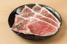 Selected Japanese black beef