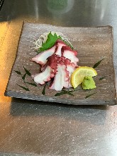 Octopus sashimi