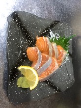 Salmon sashimi