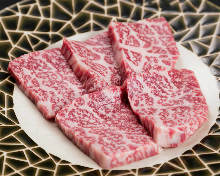 Assorted rare cuts of beef
