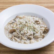 Mushroom risotto