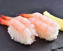 Ama ebi (pink shrimp)