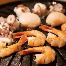 Yazawa Seafood Platter with Miso Sauce