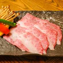 (Marbled Beef) Grilled Sukiyaki