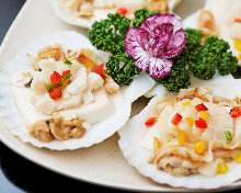Steamed scallop ligaments