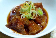 Simmered beef tendon