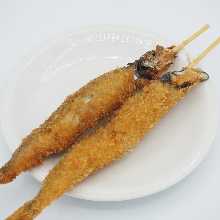 Shishamo cutlet skewer