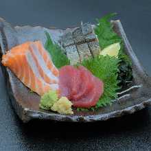 Assorted sashimi, 3 kinds