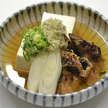 Eel head tofu