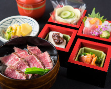 Steak set meal