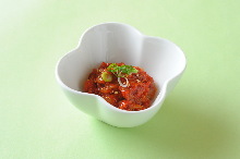 Chanja (Korean spicy marinated cod innards)