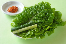 Sangchu (Korean stem lettuce)