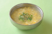 Egg soup