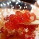 Starter with salmon roe Starter with salmon roe