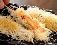 Snow crab kataifi roll