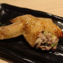 Chicken wings gyoza