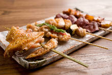 Assorted grilled skewers, 5 kinds