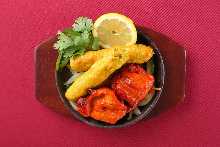 Assorted tandoori platter
