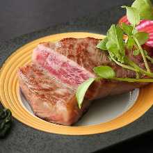 Wagyu beef chateaubriand steak