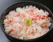 Seafood rice bowl