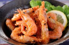 Fried prawns